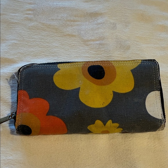 Farmhouse Is My House Canvas Wallet with Zipper - Picture 3 of 8
